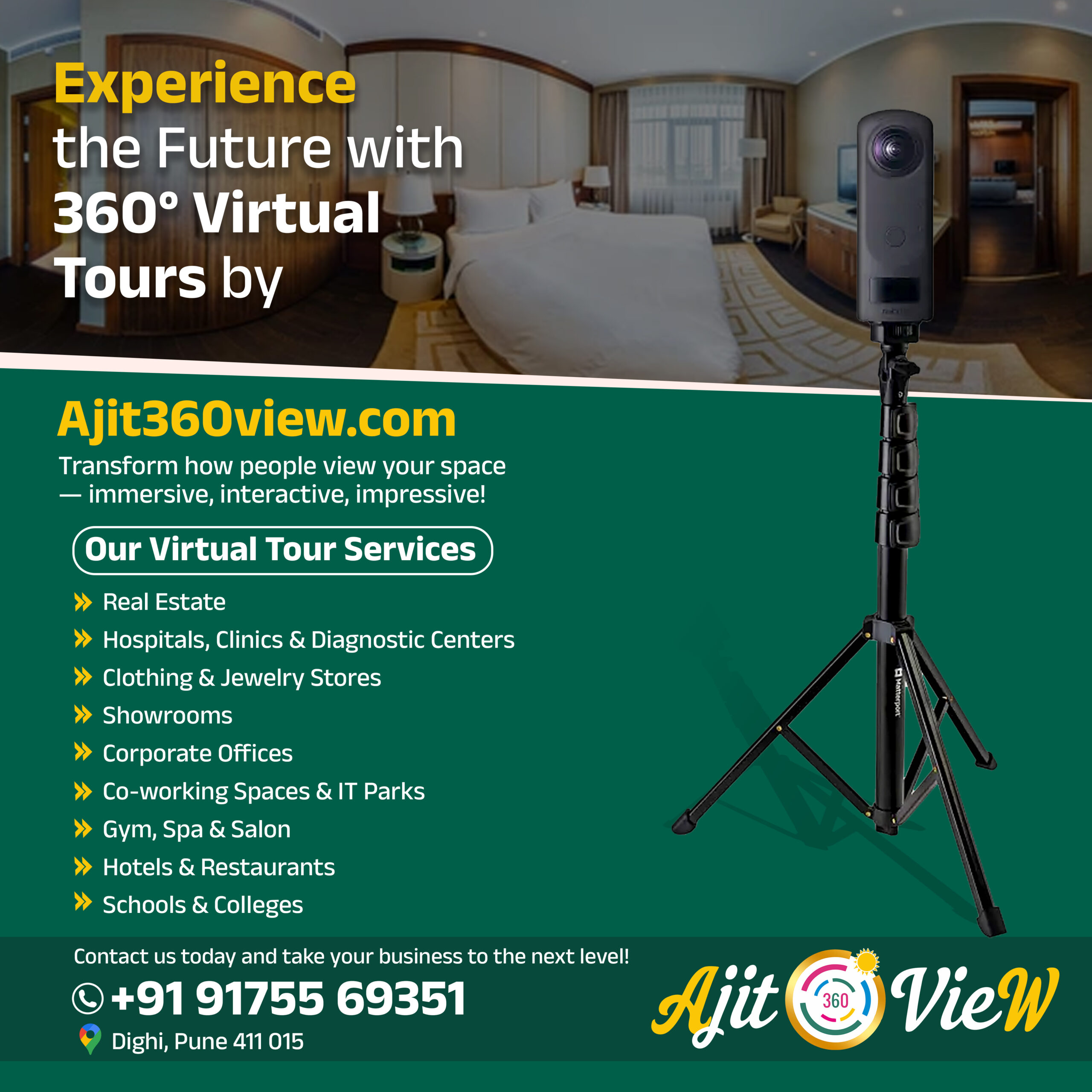 360 Virtual Tour Photography Service by Ajit360view.com (updated)