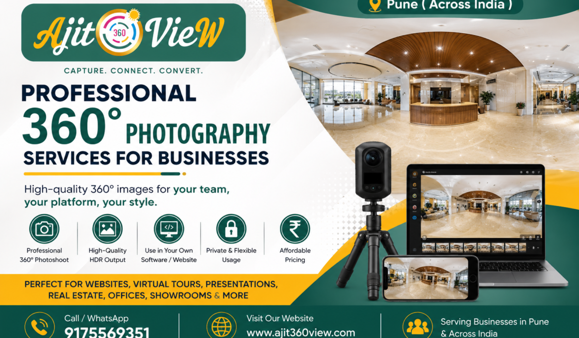 360 Photography Services Available Across Pune & Maharashtra