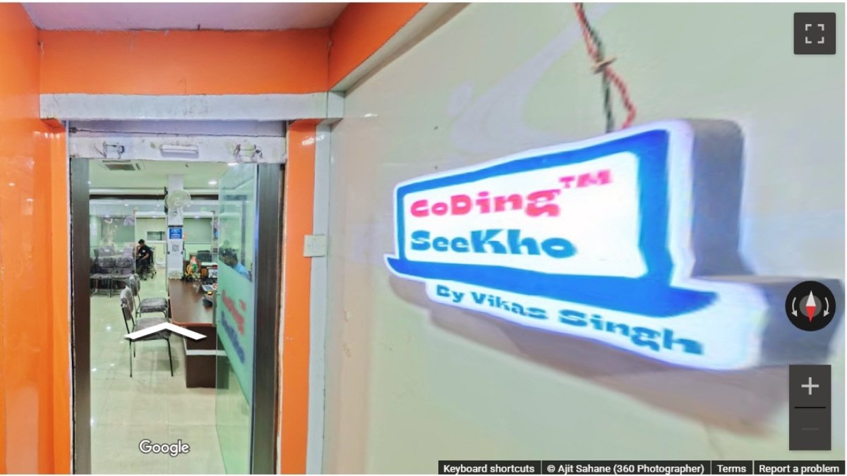 360 Virtual Tour for CoDing SeeKho Institute JM Road Pune
