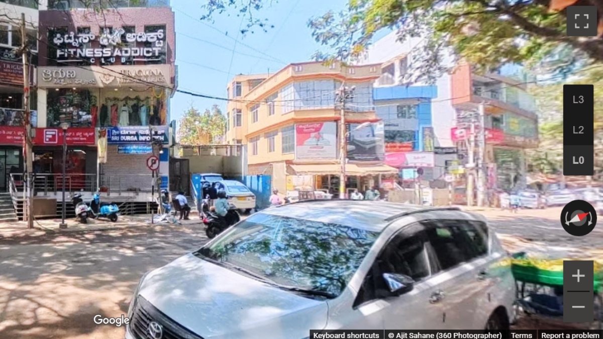 360 Virtual Tour for Fitness Addict Club Bengaluru