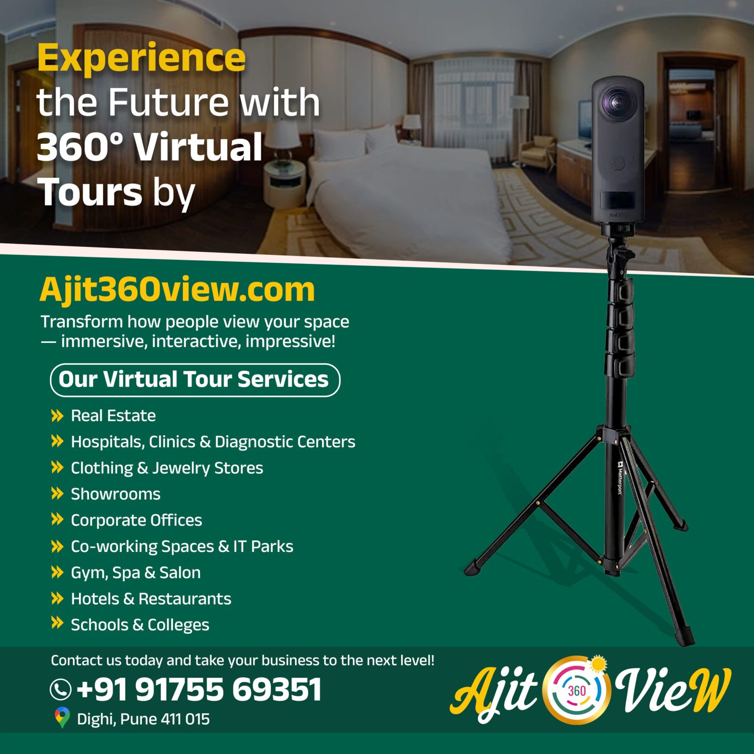 360 Virtual Tour Photography Service by Ajit360view.com (updated)